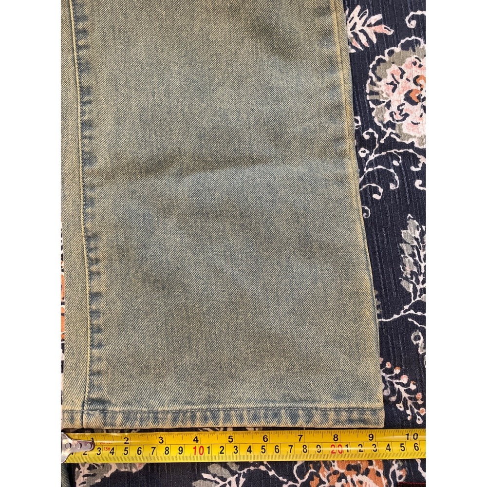 PrettyLittleThing Petite Vintage Wash Denim‎ Cut Out Jumpsuit Ripped Size 4 New - Picture 15 of 16
